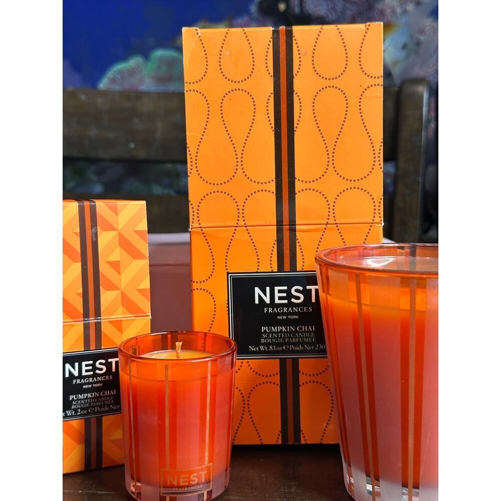 Bundle of two nest candle pumpkin chai - Picture 2 of 4